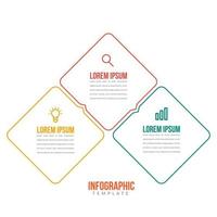 Business Concept with 3 Options vector