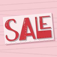 Sale banner template design. Vector illustration.