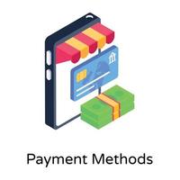 Payment Method and Option vector