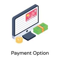 Payment Method and Option vector