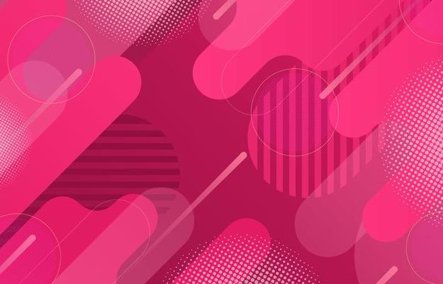 Pink Abstract Fluid Background