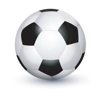 Soccer ball isolated on white background. Vector EPS 10
