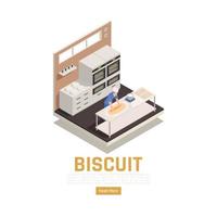 Bakery Confectionery Isometric Composition Vector Illustration