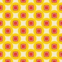 Seamless decorative pattern Abstract square  Vector illustration
