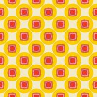 Seamless decorative pattern Abstract square  Vector illustration