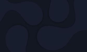 Abstract Black Fluid Wave Background vector
