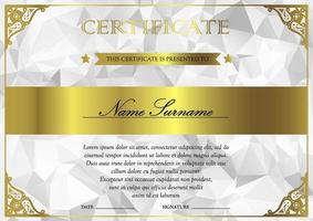 Certificate and diploma template vector