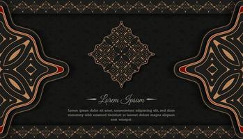 Luxury ornamental mandala design background vector