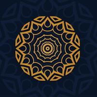 Background template with mandala style vector