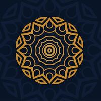 Background template with mandala style vector