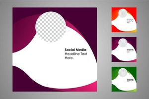 Suitable for social media posts templates and web or internet ads. vector