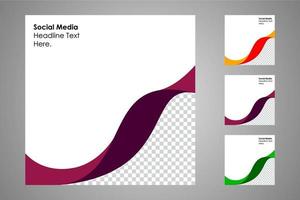 Suitable for social media posts templates and web or internet ads. vector