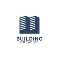 Building logo template design vector icon illustration.