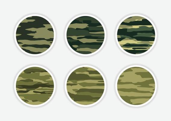 Camouflage abstract cover story