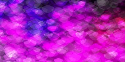 Light Purple vector backdrop with circles.