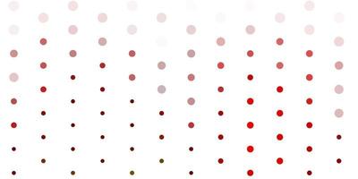 Light green, red vector texture with disks.