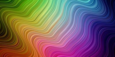 Light Multicolor vector background with lines.