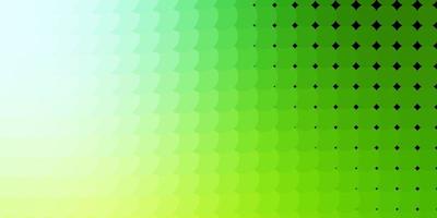Light Green, Yellow vector background with bubbles.