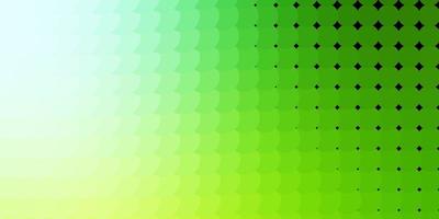 Light Green, Yellow vector background with bubbles.