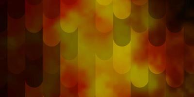 Light Red, Yellow vector background with lines.