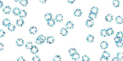 Light blue vector pattern with spheres.