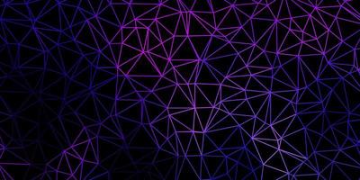 Dark purple, pink vector geometric polygonal wallpaper.