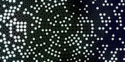 Dark Blue, Green vector backdrop with circles.