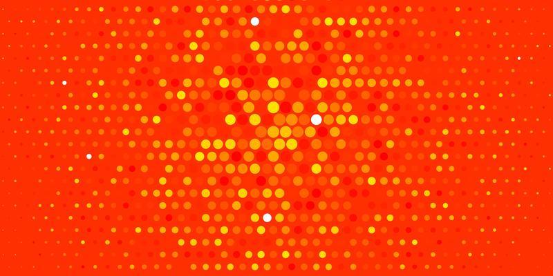 Light Orange vector texture with disks.
