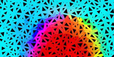 Light blue, red vector polygonal pattern.