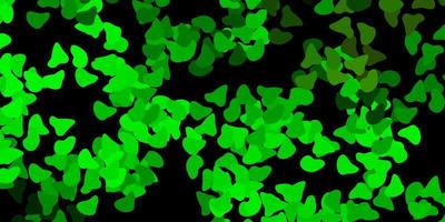 Dark multicolor vector background with random forms.