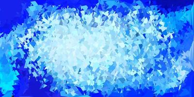 Light pink, blue vector poly triangle texture.