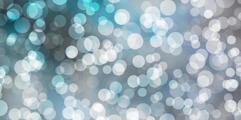 Light Purple vector background with bubbles.