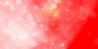 Light Red vector backdrop with dots.