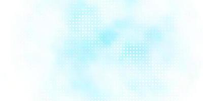 Light BLUE vector background with spots.