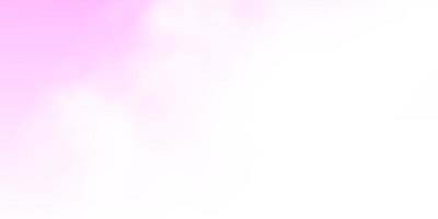 Light Pink vector background with clouds.