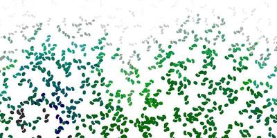 Light green vector background with random forms.