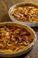 Apple pie fresh from the oven, French gastronomy photo