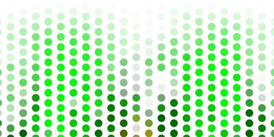 Light green, yellow vector layout with circle shapes.