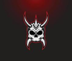 Skull mask vector