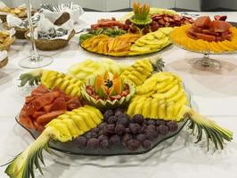 Fresh fruit buffet photo