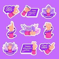 Lefthanders Day Sticker vector