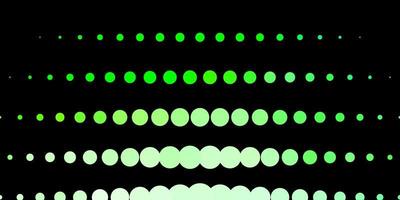 Dark Green vector template with circles.