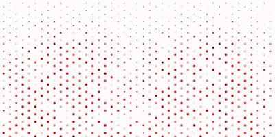 Light red vector background with spots.