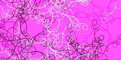 Light Pink vector background with lines.