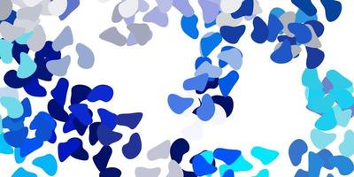 Light blue, green vector backdrop with chaotic shapes.