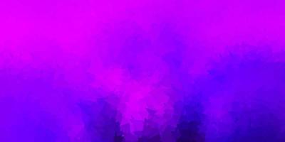 Dark purple vector abstract triangle texture.