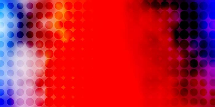 Light Multicolor vector pattern with spheres.