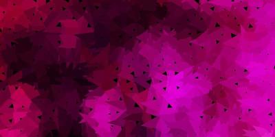 Dark pink vector poly triangle texture.