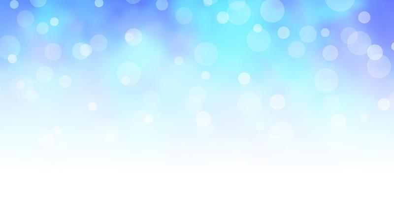 Light BLUE vector background with circles.