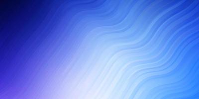 Light Pink, Blue vector background with curves.